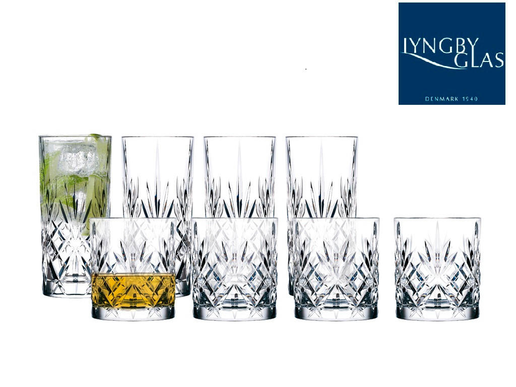 GLASSET 8 delar  - transparent, Basics, glas (19/17/33cm)