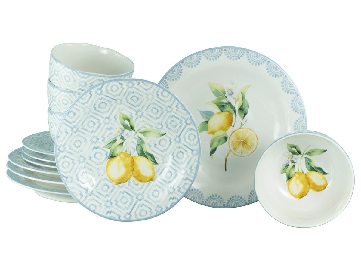 TAFELSERVICE 12-teilig  - Multicolor, Basics, Keramik - Creatable