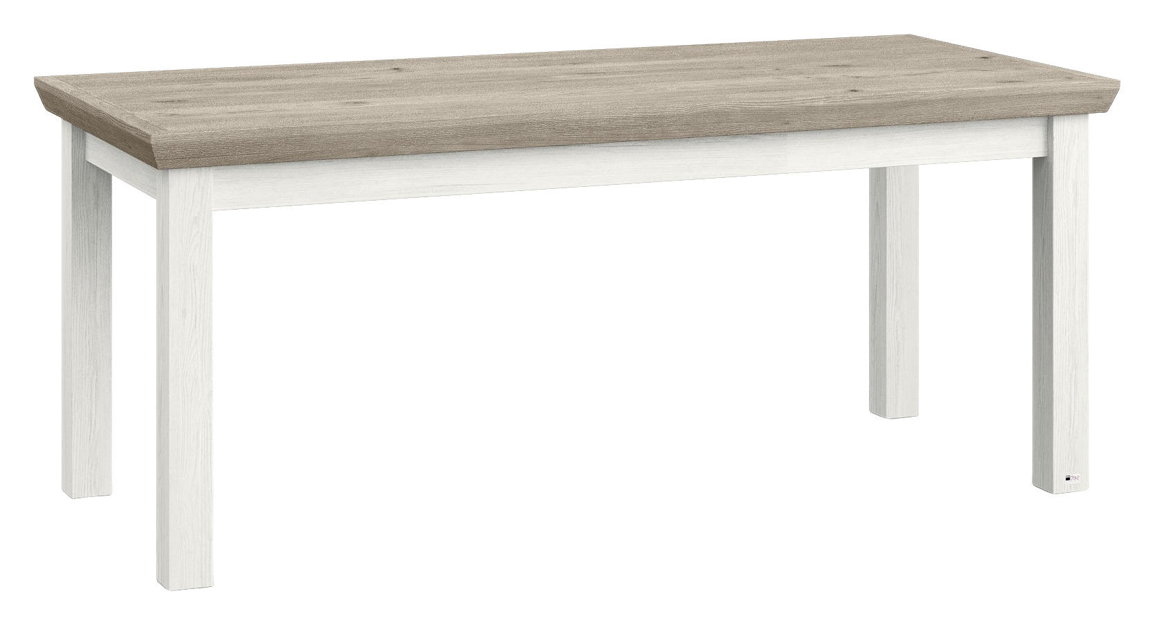 SCHREIBTISCH 180/80/74,6 cm  in Weiß, Eichefarben  - Eichefarben/Weiß, Design, Holzwerkstoff (180/80/74,6cm) - SetOne by Musterring