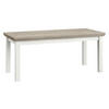 SCHREIBTISCH 180/80/74,6 cm  in Weiß, Eichefarben  - Eichefarben/Weiß, Design, Holzwerkstoff (180/80/74,6cm) - SetOne by Musterring