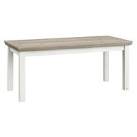 SCHREIBTISCH 180/80/74,6 cm  in Weiß, Eichefarben  - Eichefarben/Weiß, Design, Holzwerkstoff (180/80/74,6cm) - SetOne by Musterring