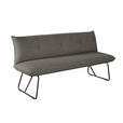 SITZBANK 180/90/70 cm  in Braun  - Schwarz/Braun, Design, Textil/Metall (180/90/70cm) - Dieter Knoll