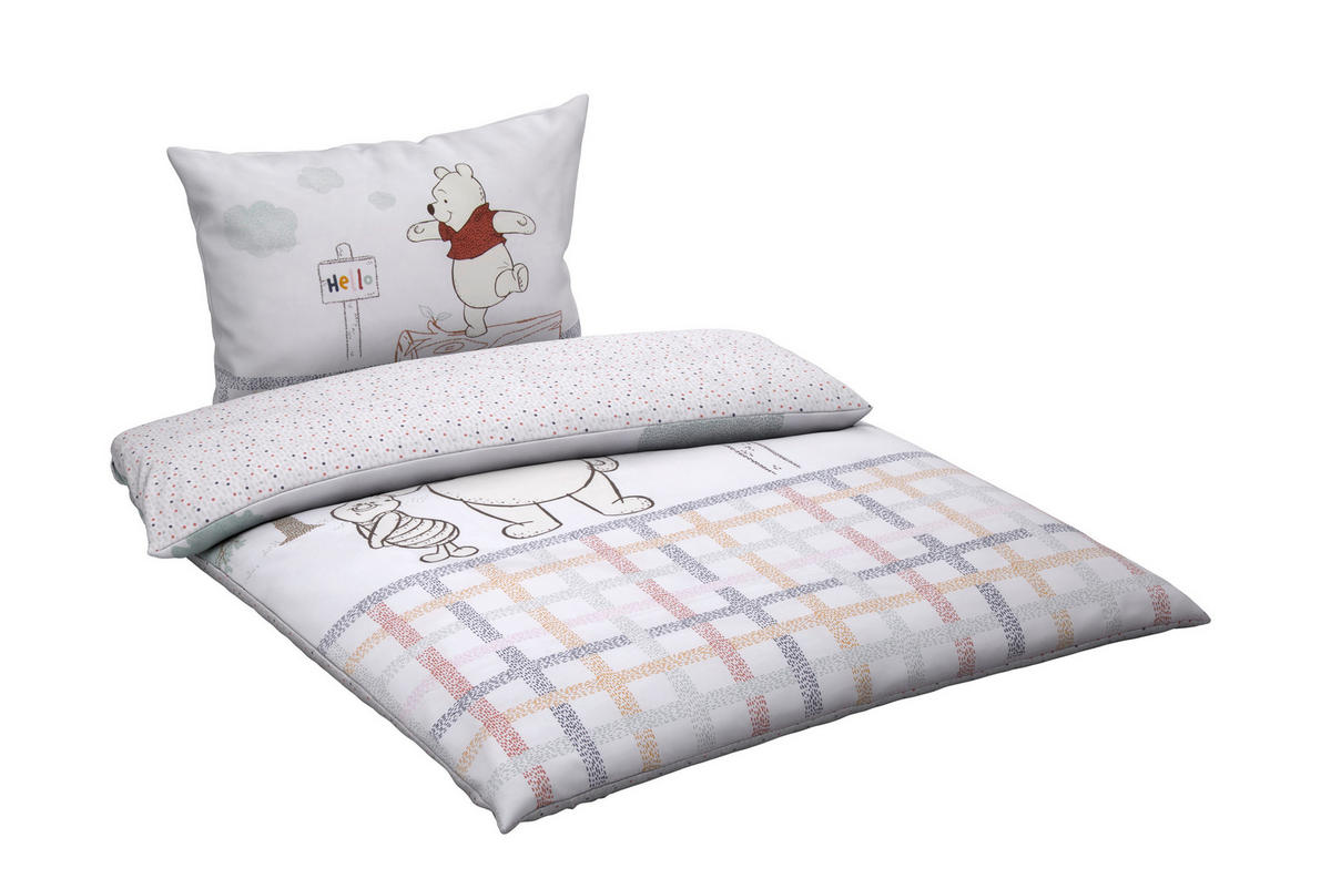 DETSKÉ OBLIEČKY MEDVEDÍK PÚ 100/135 cm  - viacfarebná, Basics, textil (100/135cm)