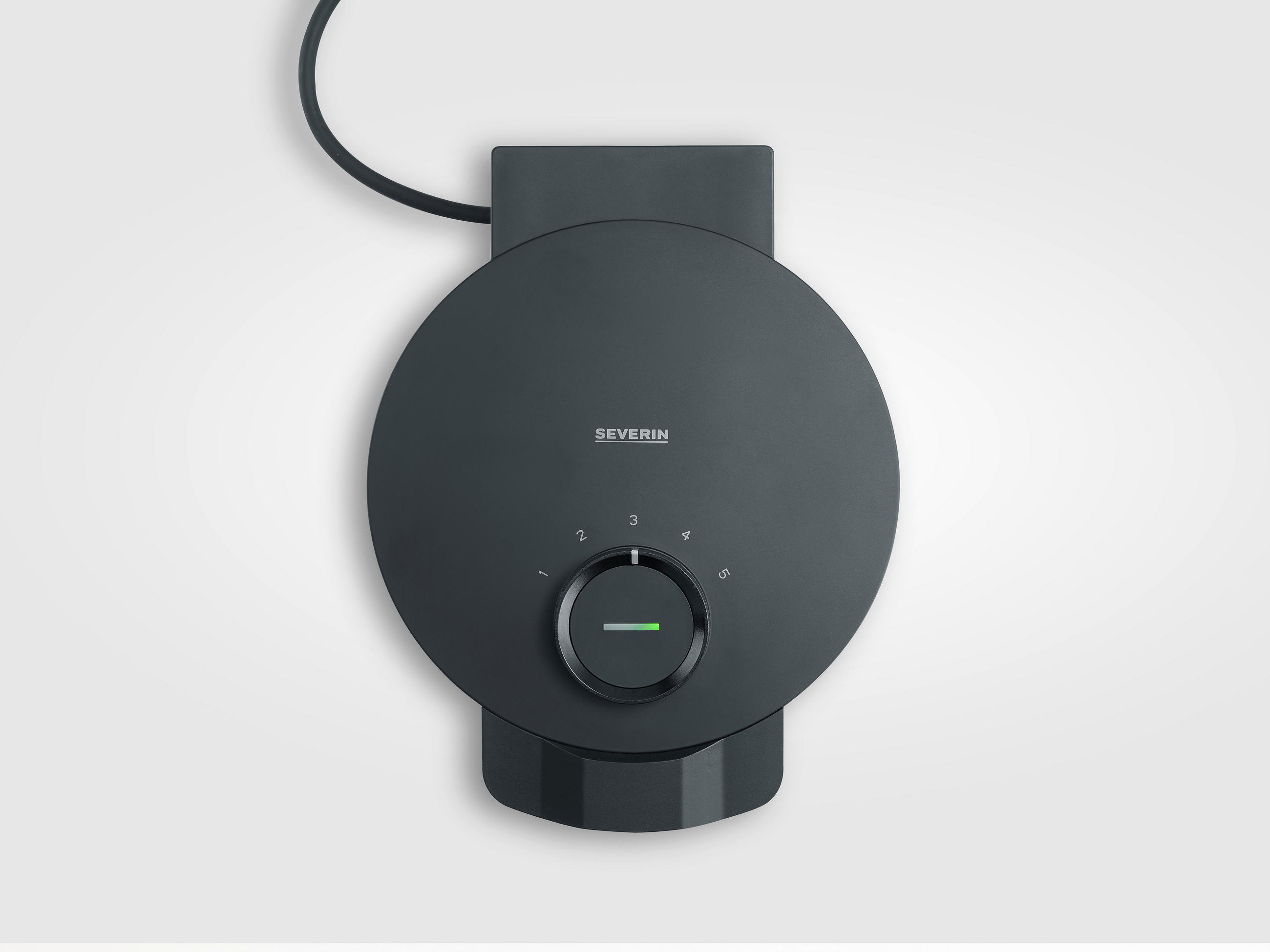 WAFFELEISEN  - Schwarz, MODERN, Kunststoff/Metall (24,8/10/19,4cm) - Severin