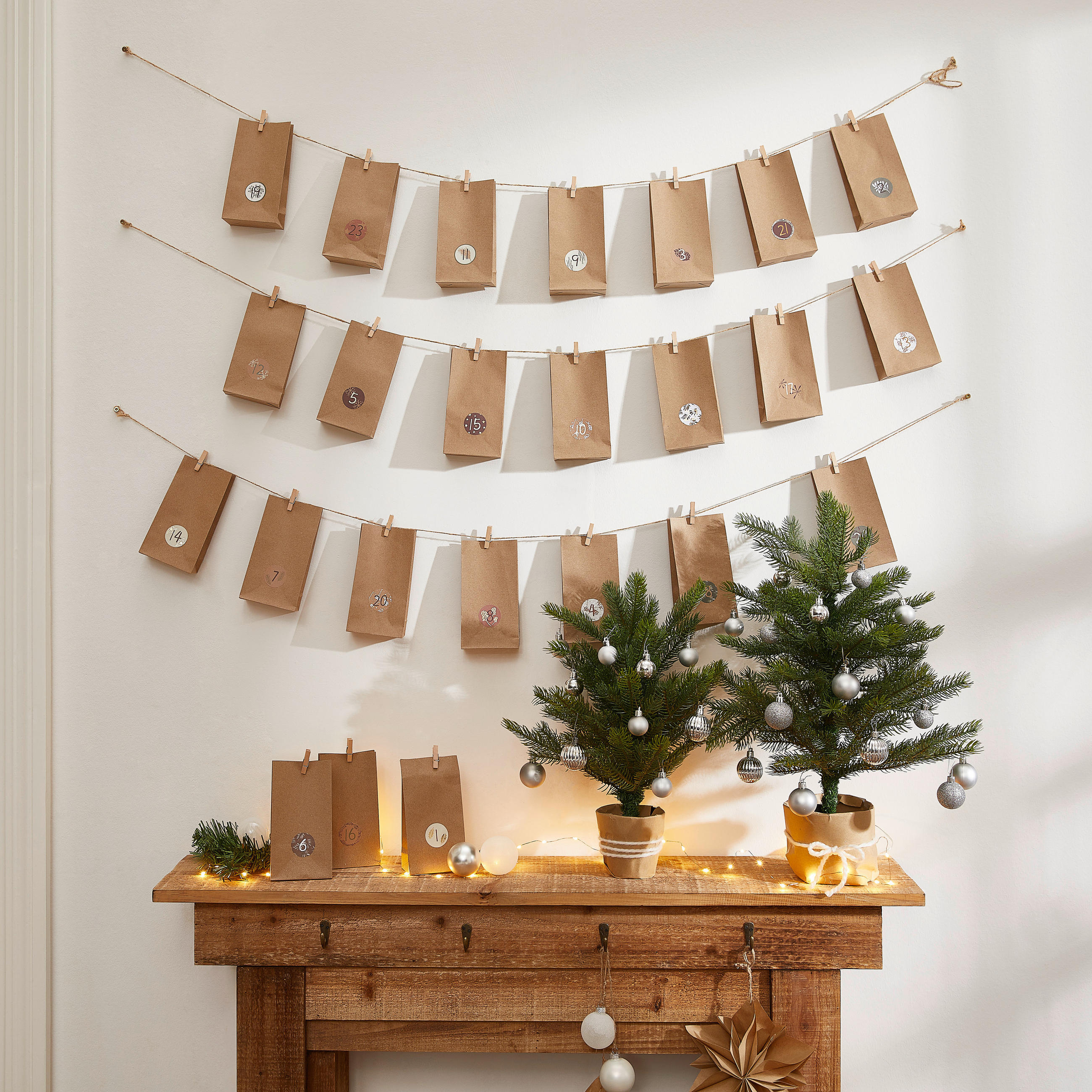 ADVENTSKALENDER  - Multicolor, MODERN, Holz/Papier (3,50/22,00/23,00cm)