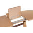 COUCHTISCH furniert, massiv oval Buchefarben - Buchefarben/Weiß, Design, Holz (120-160/75/56-72cm) - Landscape