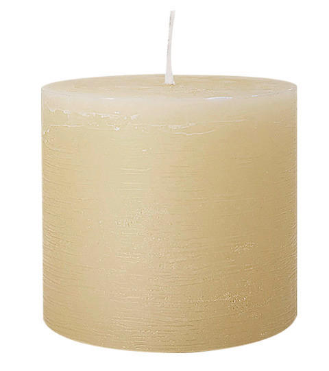 OUTDOORKERZE - Beige, Basics, Naturmaterialien/Textil (12/12/11cm) - Wiedemann