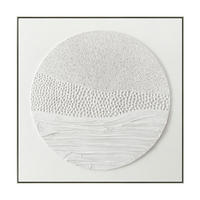 ULJENA SLIKA  100/100 cm       - bijela/srebrne boje, Design, papir/drvo (100/100cm) - Monee