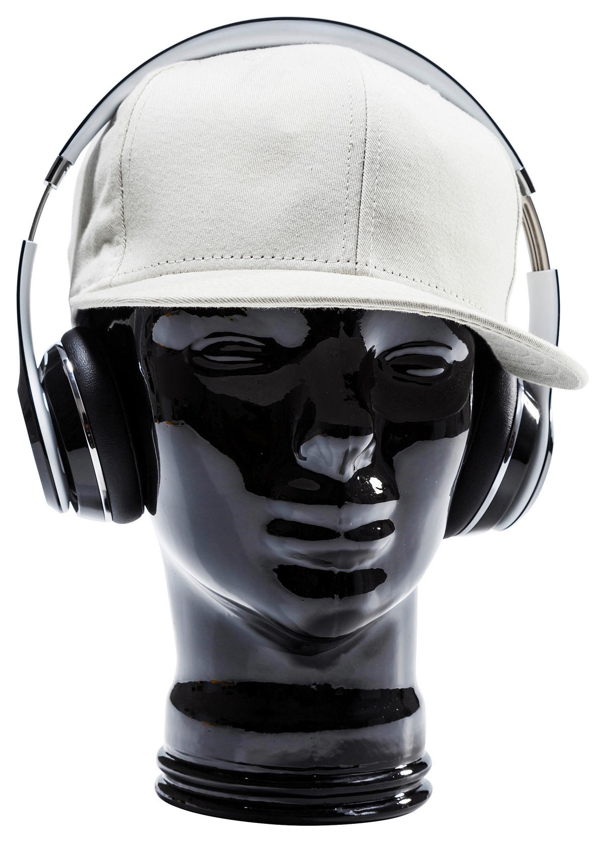 DEKOKOPF  - Schwarz, Design, Glas (21/29/21cm) - Kare-Design