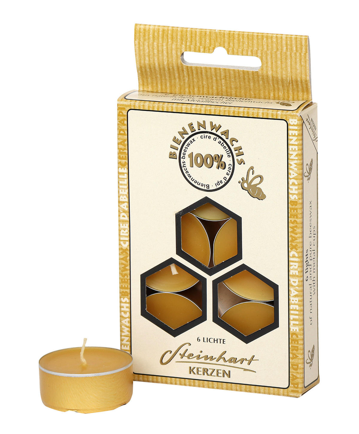 TEELICHTSET - Gelb, Basics (3,8/1,7cm) - Steinhart