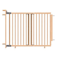 TREPPENSCHUTZGITTER Schrauben 114/80,5 cm  - Naturfarben, Basics, Holz (114/80,5cm) - Baby Dan
