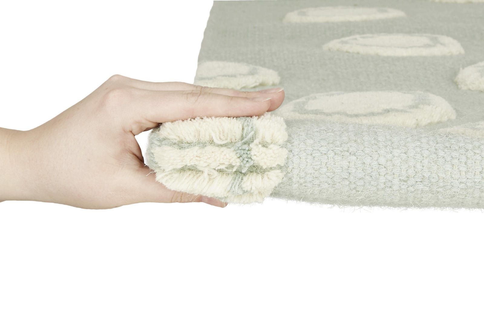 KINDERTEPPICH Happy Rugs  - Naturfarben/Mintgrün, Trend, Textil (160/230cm)