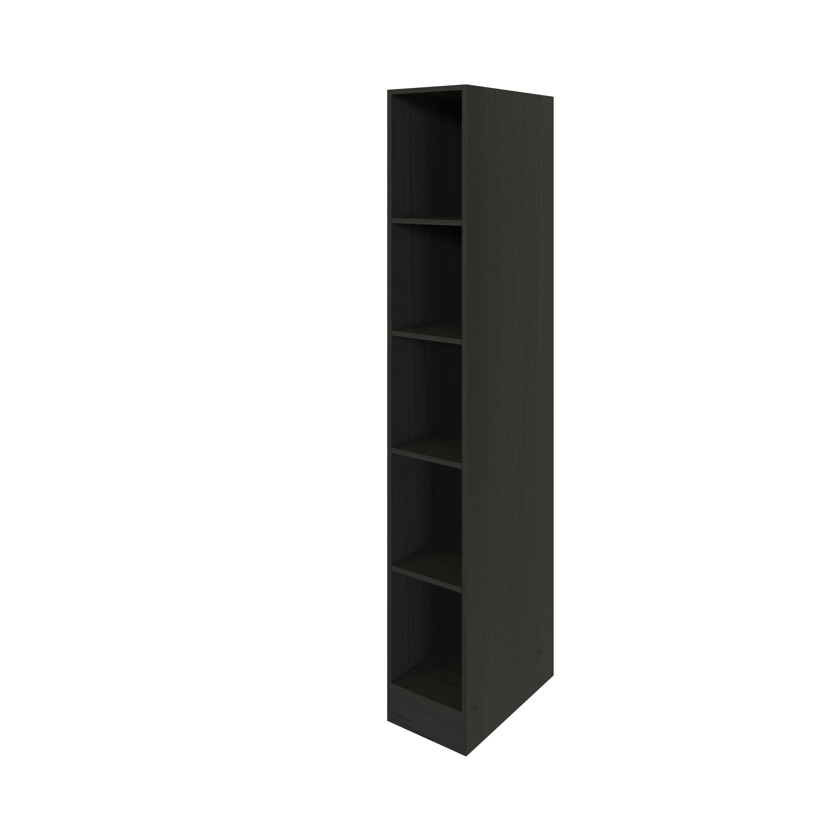 HYLLA i 30/200/60 cm antracit  - antracit, Modern, trämaterial (30/200/60cm) - Held