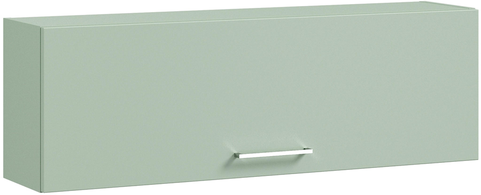 HÄNGEELEMENT Salbeigrün  - Edelstahlfarben/Salbeigrün, Design, Holzwerkstoff/Metall (100/34/26,9cm) - Cantus