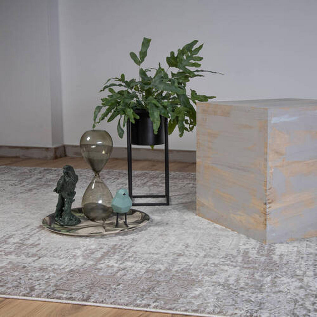 VINTAGE-TEPPICH 160/230 cm My Phönix Taupe  - Taupe, LIFESTYLE, Textil (160/230cm) - Obsession
