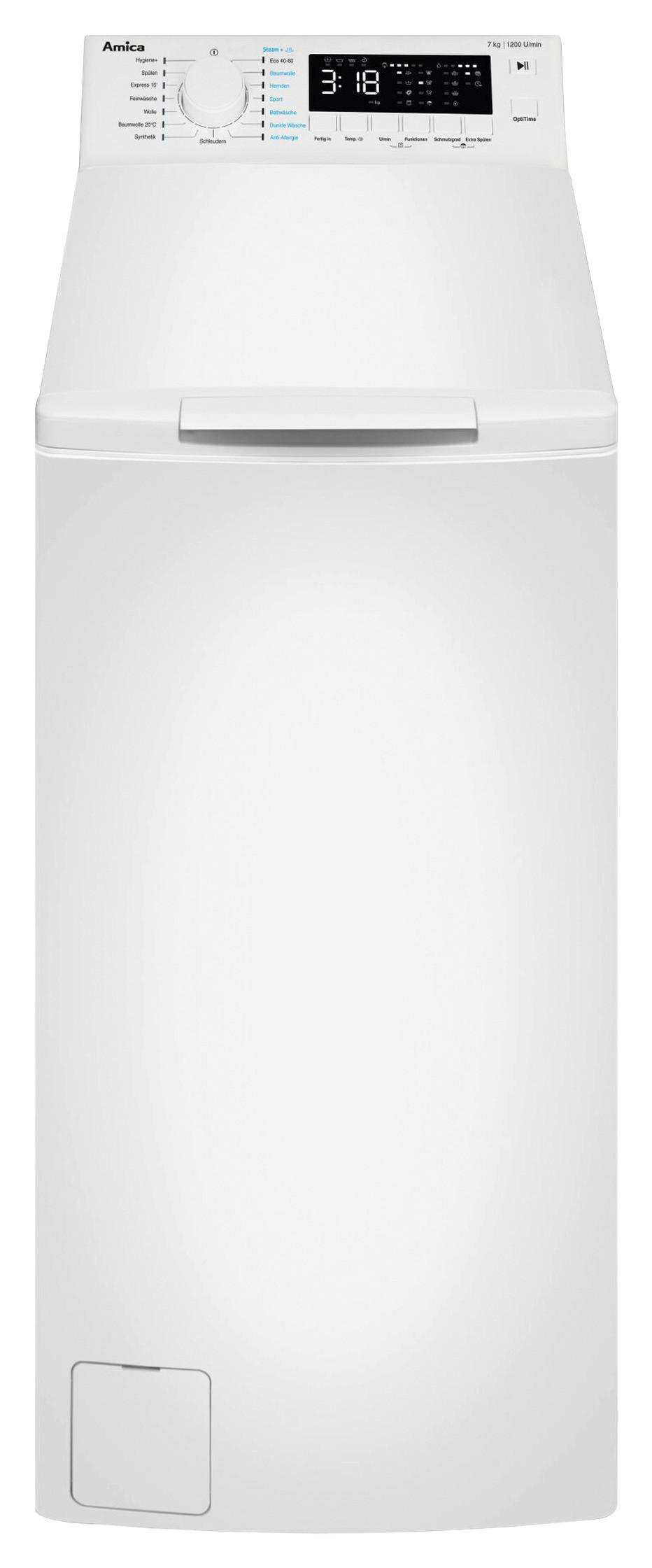 WASCHMASCHINE WT472710   - Weiß, Basics, Metall (40,0/87,5/61,0cm) - Amica