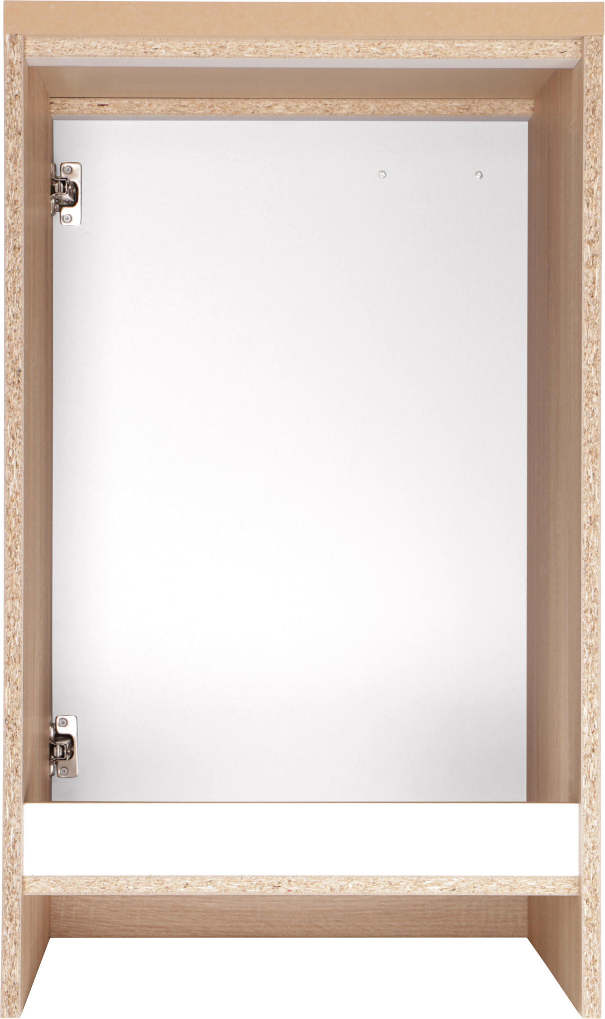 SPÜLENUNTERSCHRANK 50/84,8/60 cm  in Weiß, Eichefarben  - Eichefarben/Silberfarben, Basics, Holzwerkstoff/Metall (50/84,8/60cm) - Respekta