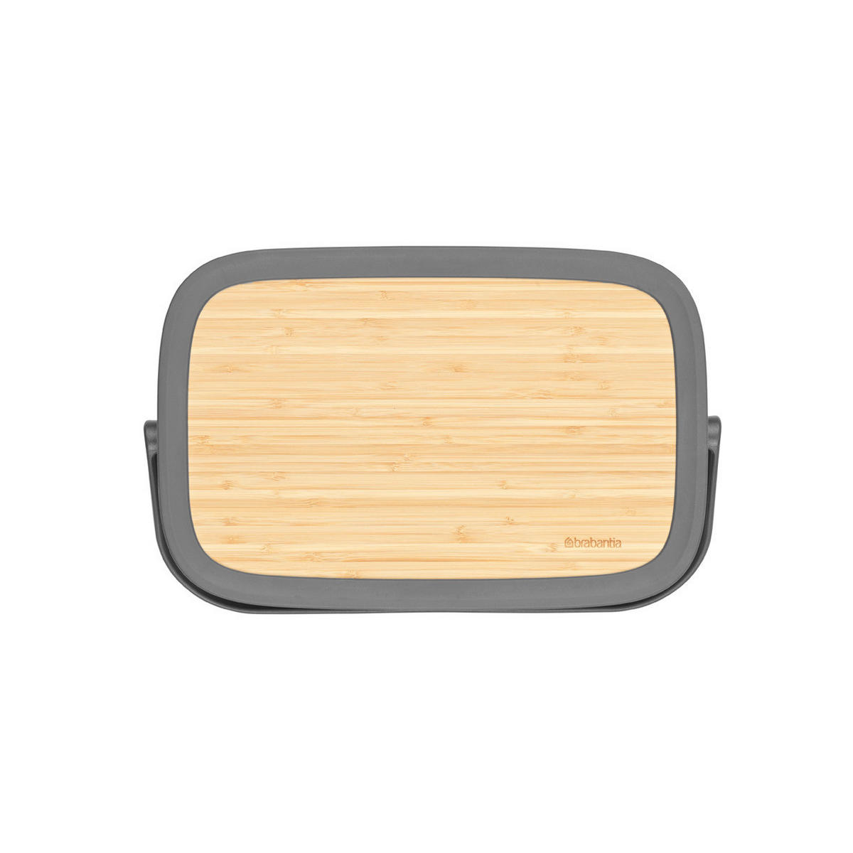 POSODA ZA KRUH   39.5/16.3/25.5 cm           - temno siva, Design, umetna masa/les (39.5/16.3/25.5cm) - Brabantia