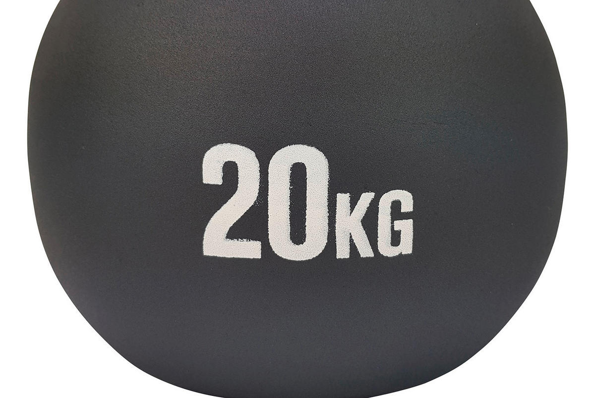 KUGELHANTEL  - Schwarz, KONVENTIONELL, Metall (21/21/27cm)