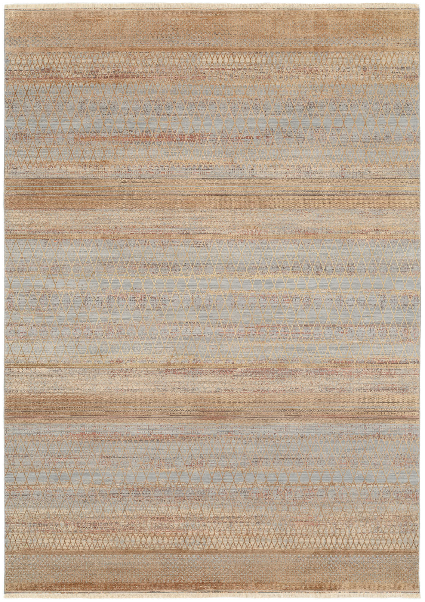 WEBTEPPICH 65/130 cm Tinto Maestro Braun  - Braun, Design, Textil (65/130cm) - Dieter Knoll