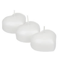 SCHWIMMKERZE  - Weiß, LIFESTYLE, Paraffin (7,3/3,1cm) - Steinhart