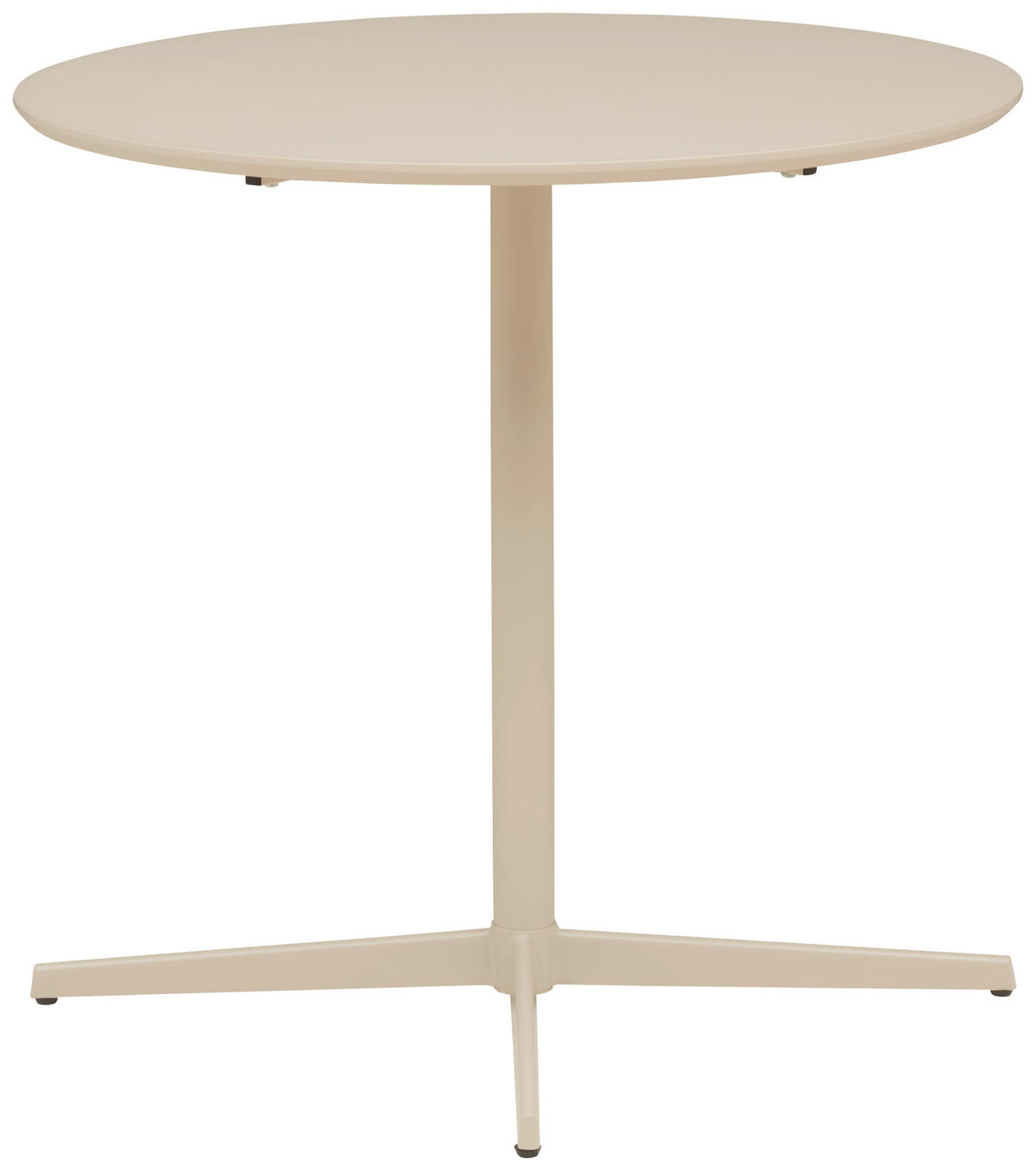 ESSTISCH in Metall, Holzwerkstoff  - Kaschmir, KONVENTIONELL, Holzwerkstoff/Metall (80/76/80cm) - P & B
