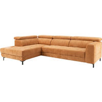 SAROKGARNITÚRA textil sárga  - sárga/fekete, Basics, textil (201/293cm) - Xora