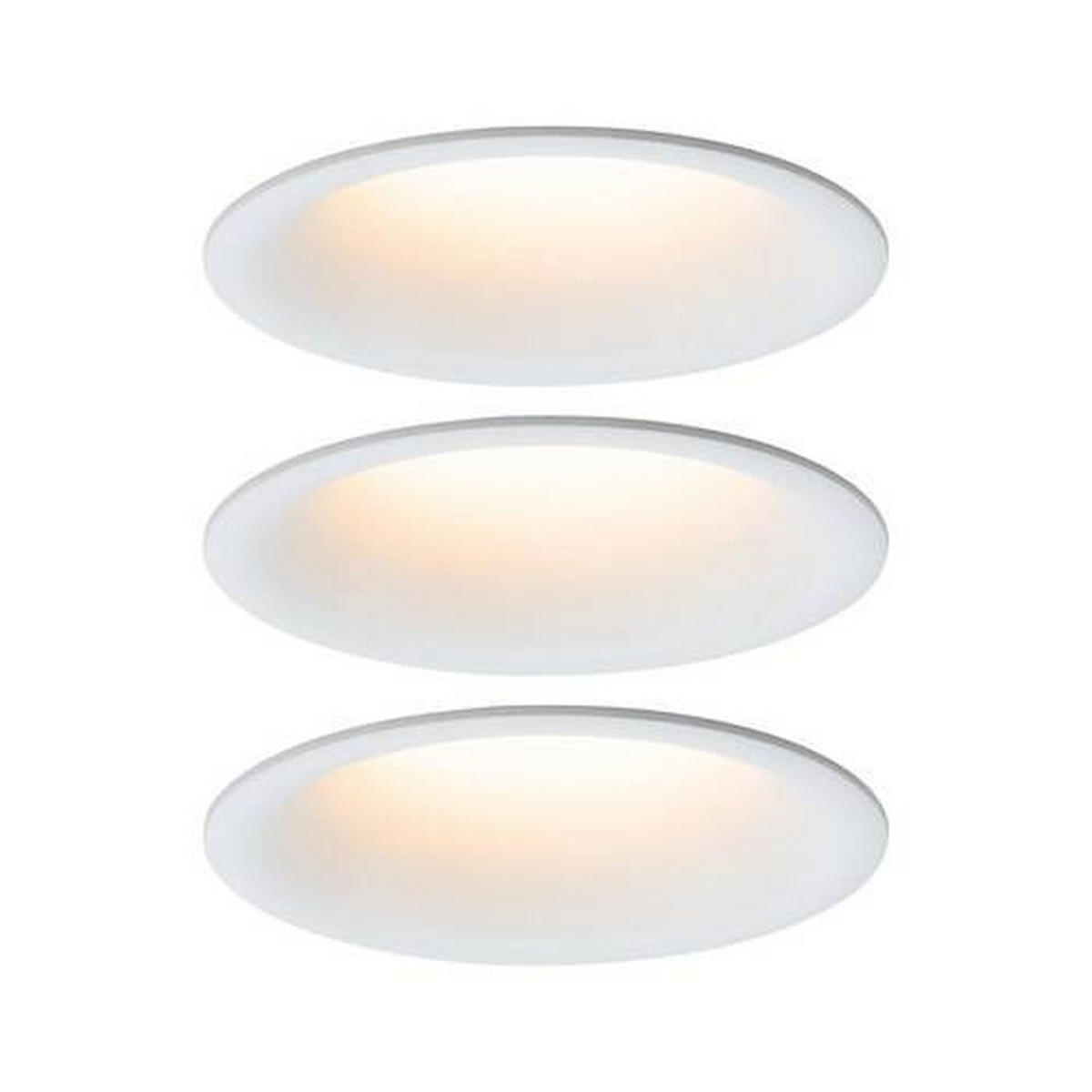 DECKENLEUCHTE 7,7/5 cm   - Weiß, Design, Kunststoff (7,7/5cm) - Paulmann