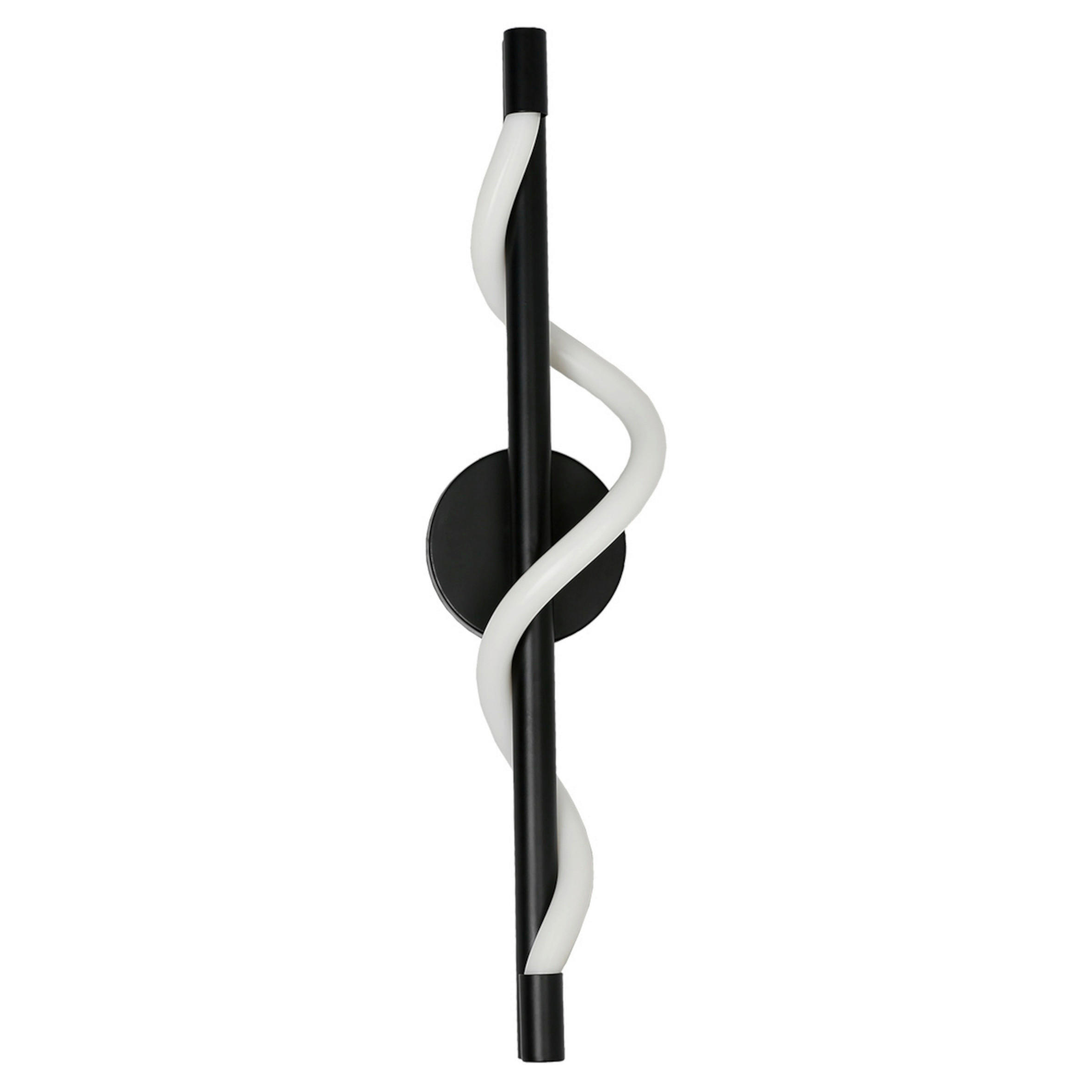LED-WANDLEUCHTE Meleca  14.5/60/12 cm  - Schwarz, Design, Metall (14.5/60/12cm)