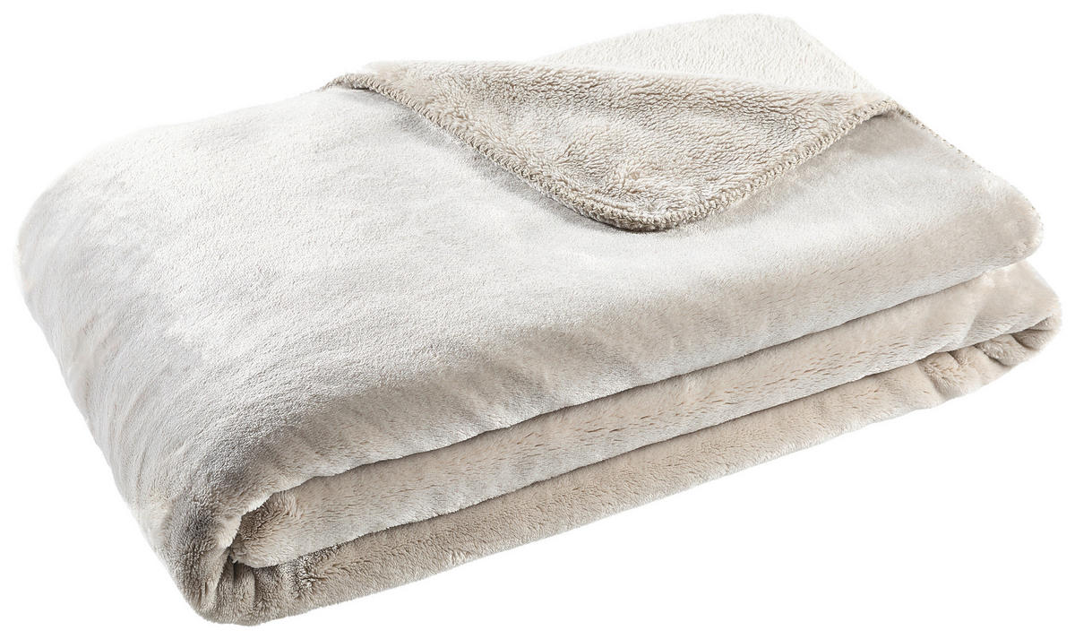 PĂTURĂ PENTRU CANAPEA 150/200 cm  - gri, textil (150/200cm) - Dieter Knoll