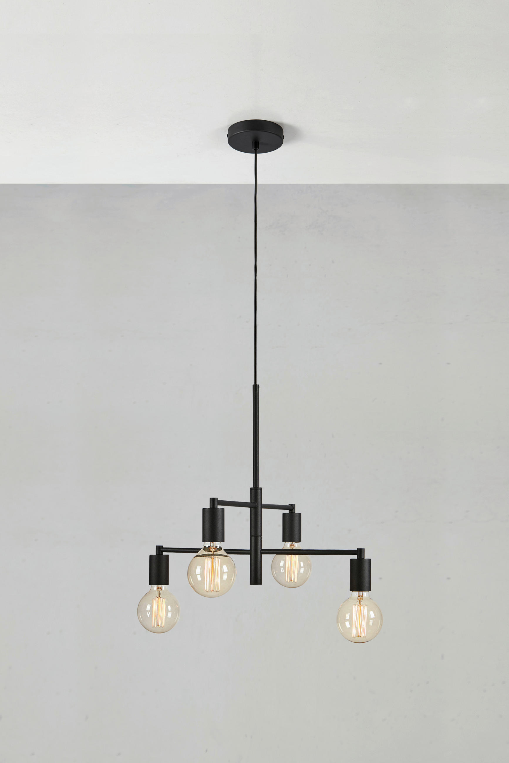 HÄNGELEUCHTE 50/43 cm - Schwarz, Basics, Metall (50/43cm) - Markslöjd
