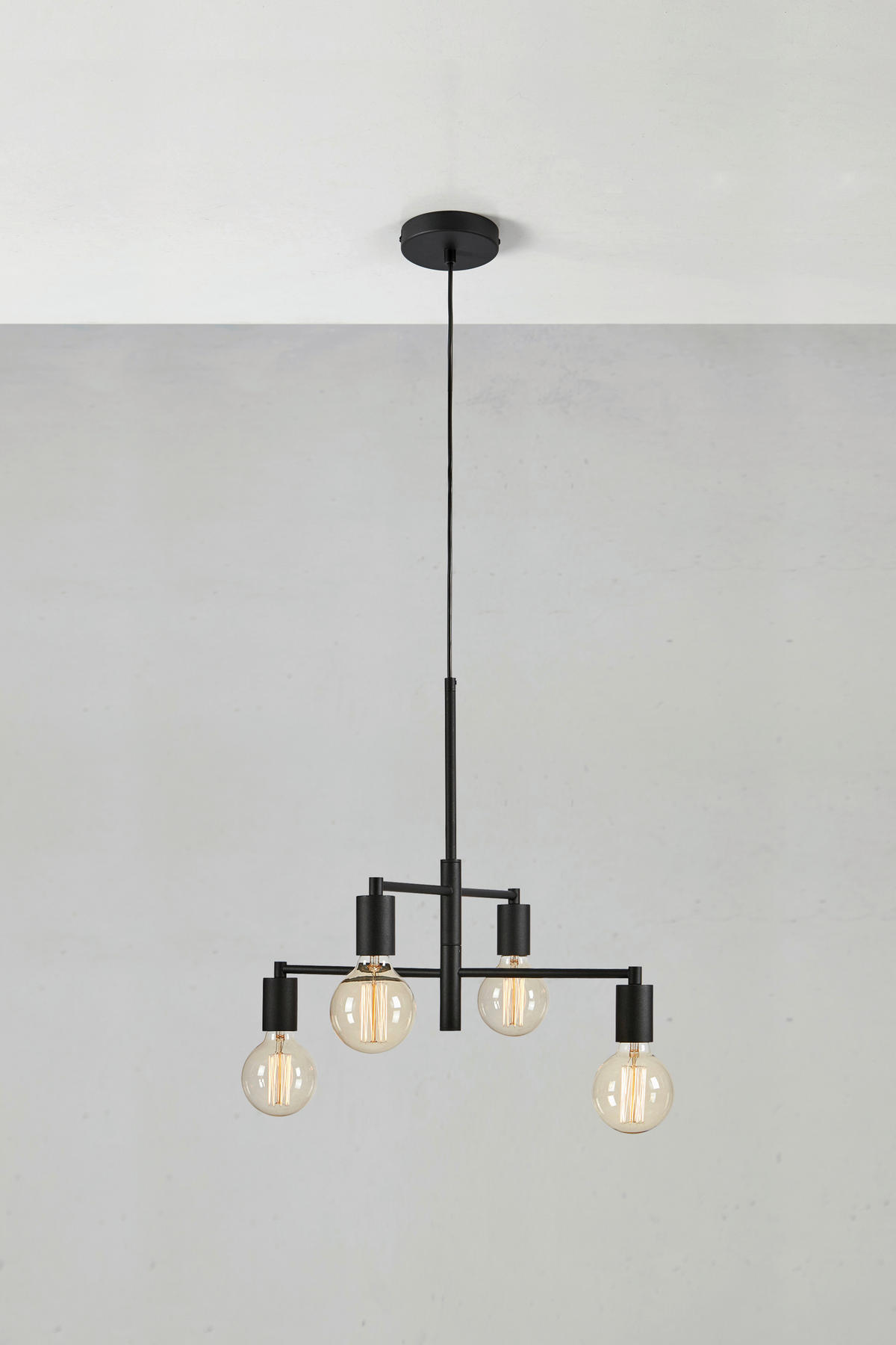 HÄNGELEUCHTE 50/43 cm   - Schwarz, Basics, Metall (50/43cm) - Markslöjd