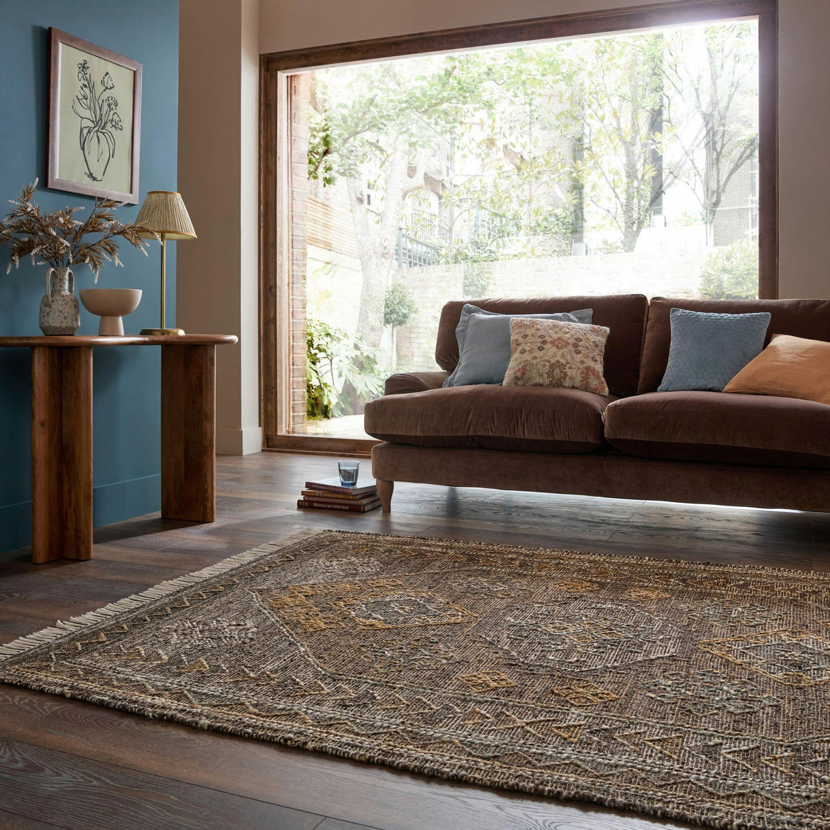 VINTAGE-TEPPICH 160/230 cm Naturfarben  - Naturfarben, Basics, Textil (160/230cm)