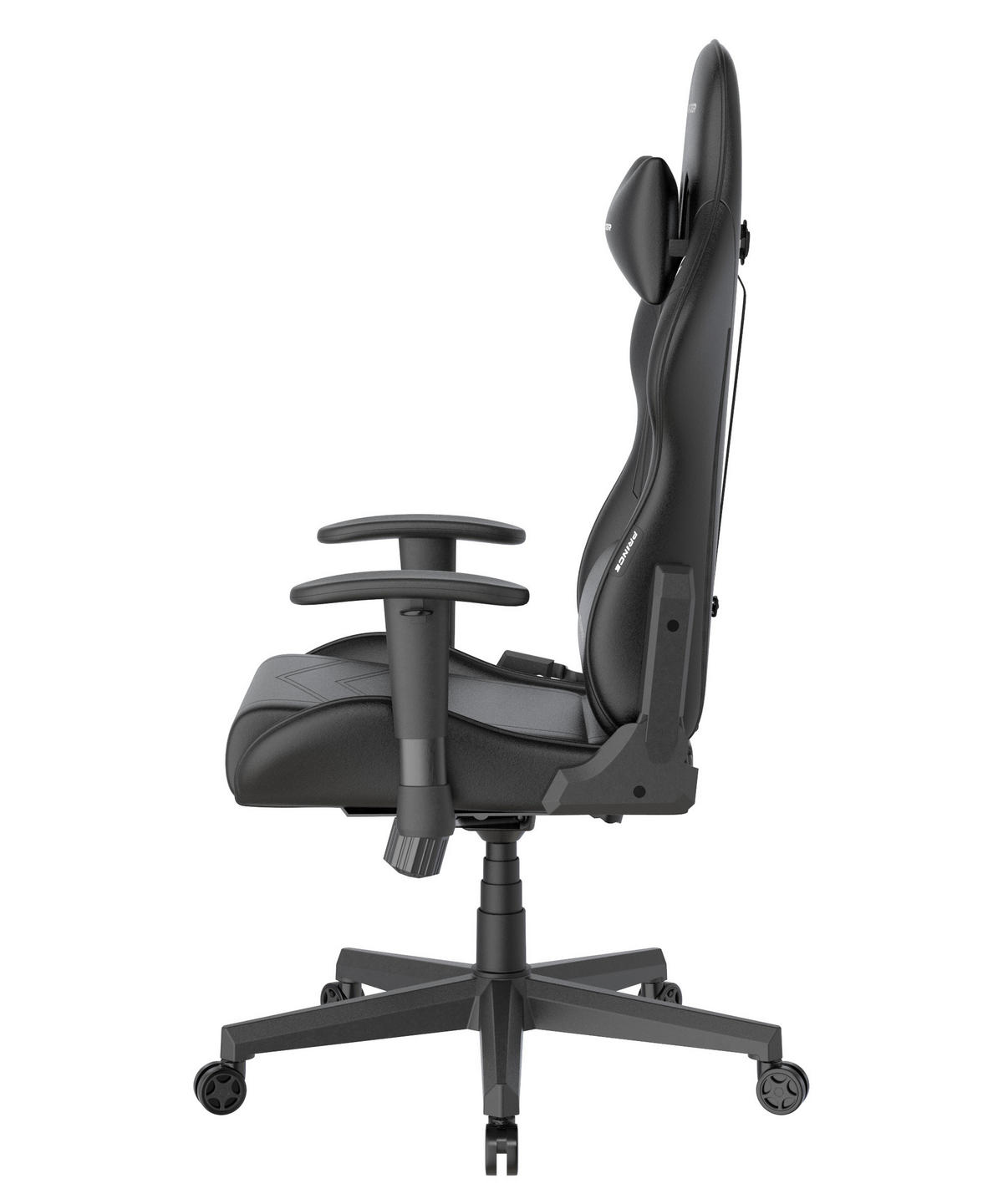 GAMINGSTUHL  in Lederlook Schwarz  - Schwarz, KONVENTIONELL, Kunststoff/Textil (70/132/70cm) - Dxracer