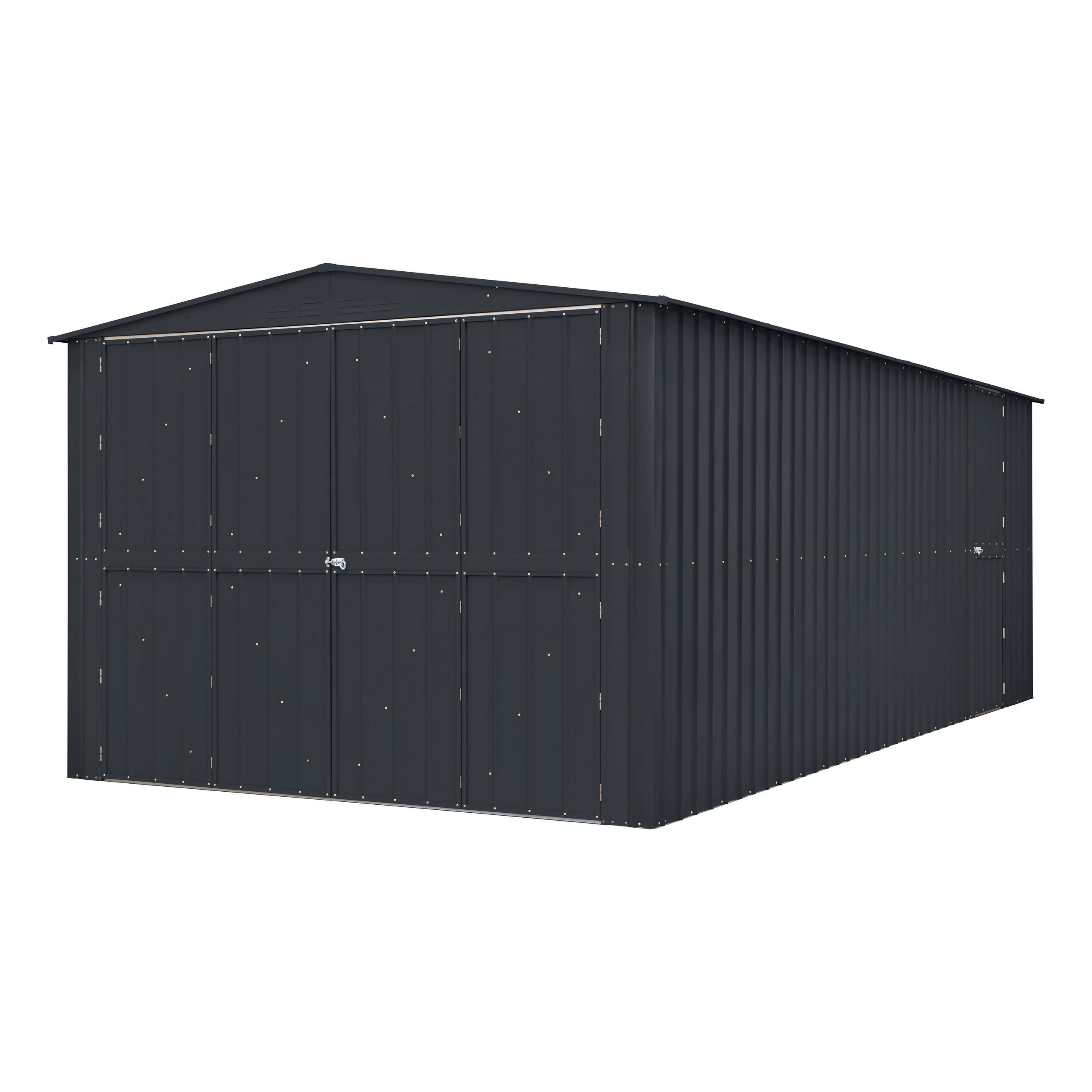 GERÄTEHAUS 308/224,6/465 cm  - Anthrazit, Basics, Metall (308/224,6/465cm)