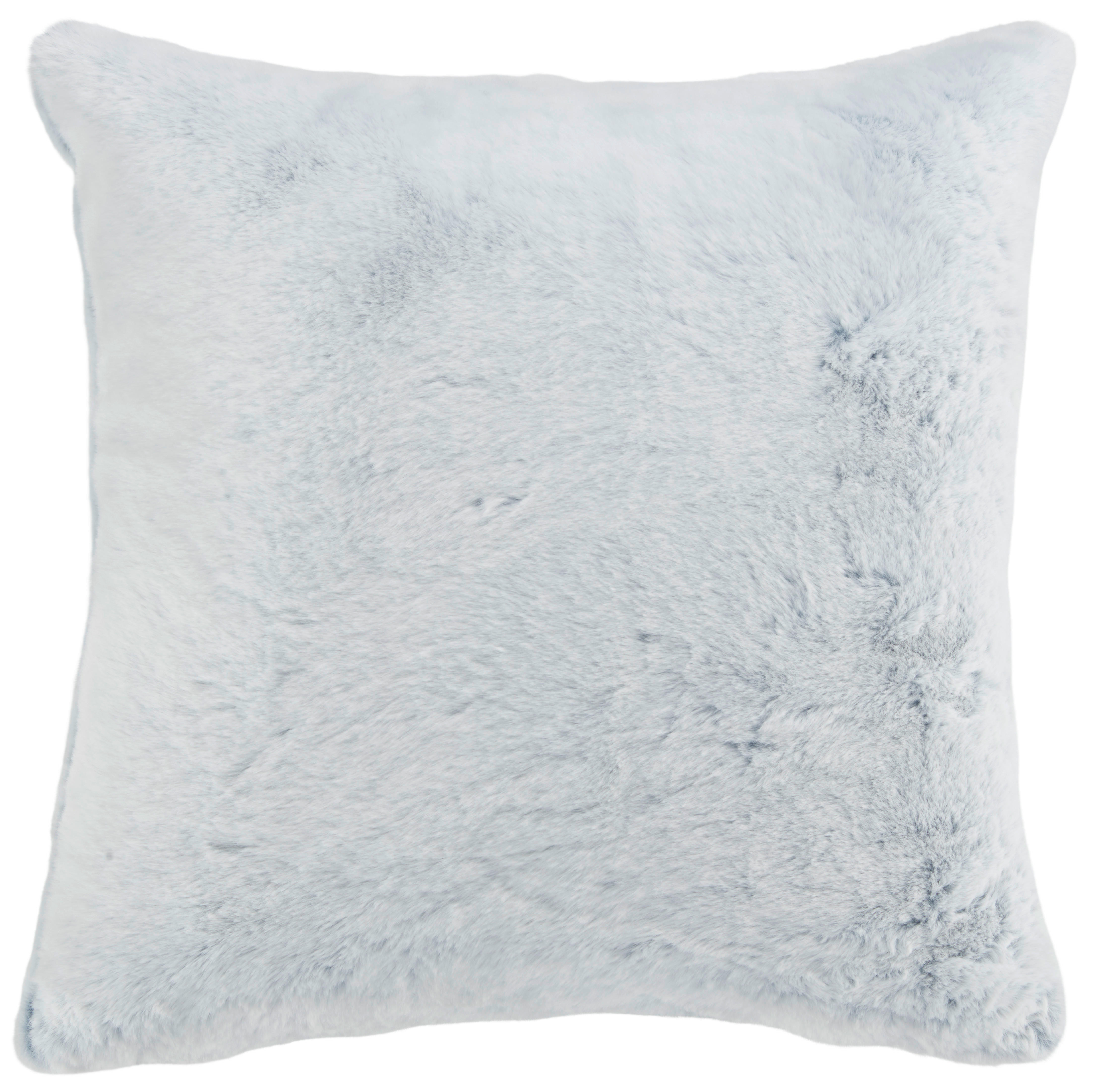 PÄLSKUDDE  50/50 cm   - mörkblå, Klassisk, textil (50/50cm) - Novel