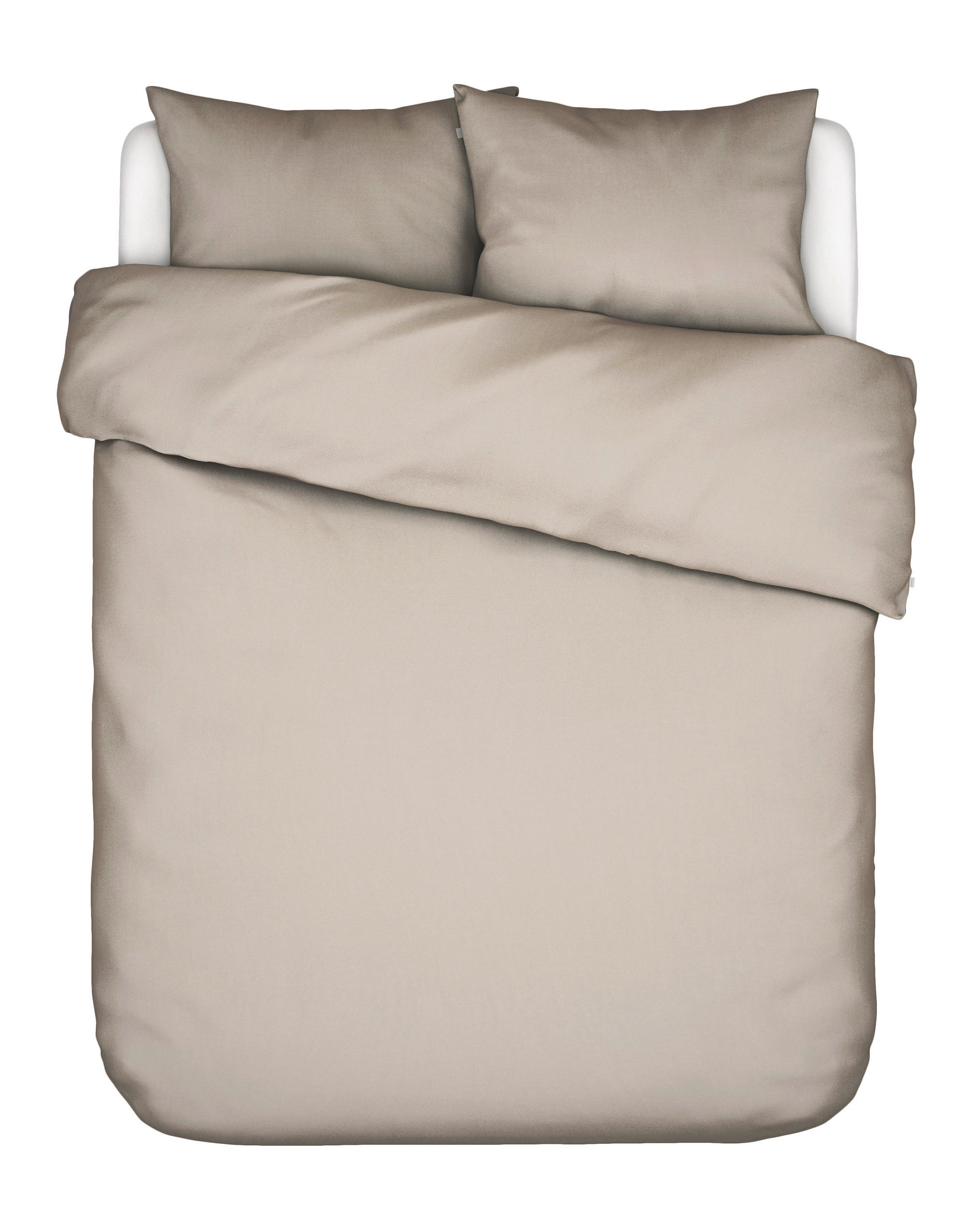 BETTWÄSCHE Satin 200/200 cm  - Alabasterfarben, Basics, Textil (200/200cm) - Essenza