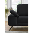 ECKSOFA Dieter Knoll in Echtleder Anthrazit  332/193 cm  - Anthrazit/Schwarz, Design, Leder/Metall (332/193cm) - Dieter Knoll