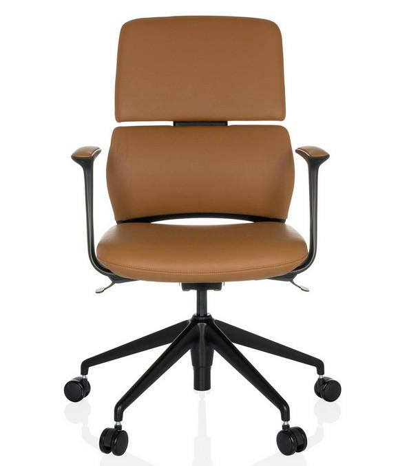 SNURRSTOL  i  - svart, Modern, metall/läder (62/98-108/60cm) - MID.YOU