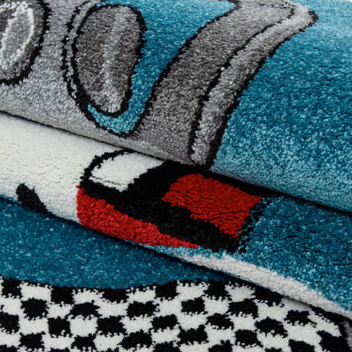 BARNMATTA 160 cm Kids  - blå, Trend, textil (160cm) - Ben'n'jen