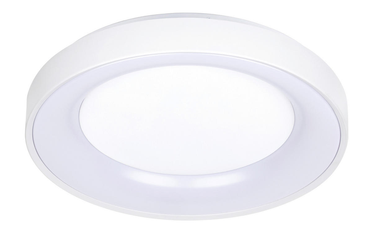STROPNA LED-SVETILKA   40 W/4300 lm/2700-6500 K/220-240 V/ - bela, Basics, kovina/umetna masa (50/8,5cm) - Novel
