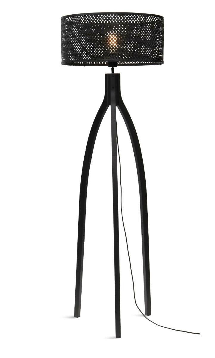 STEHLEUCHTE GOOD&MOJO 50/50/145 cm  - Schwarz, Trend (50/50/145cm) - Good & Mojo