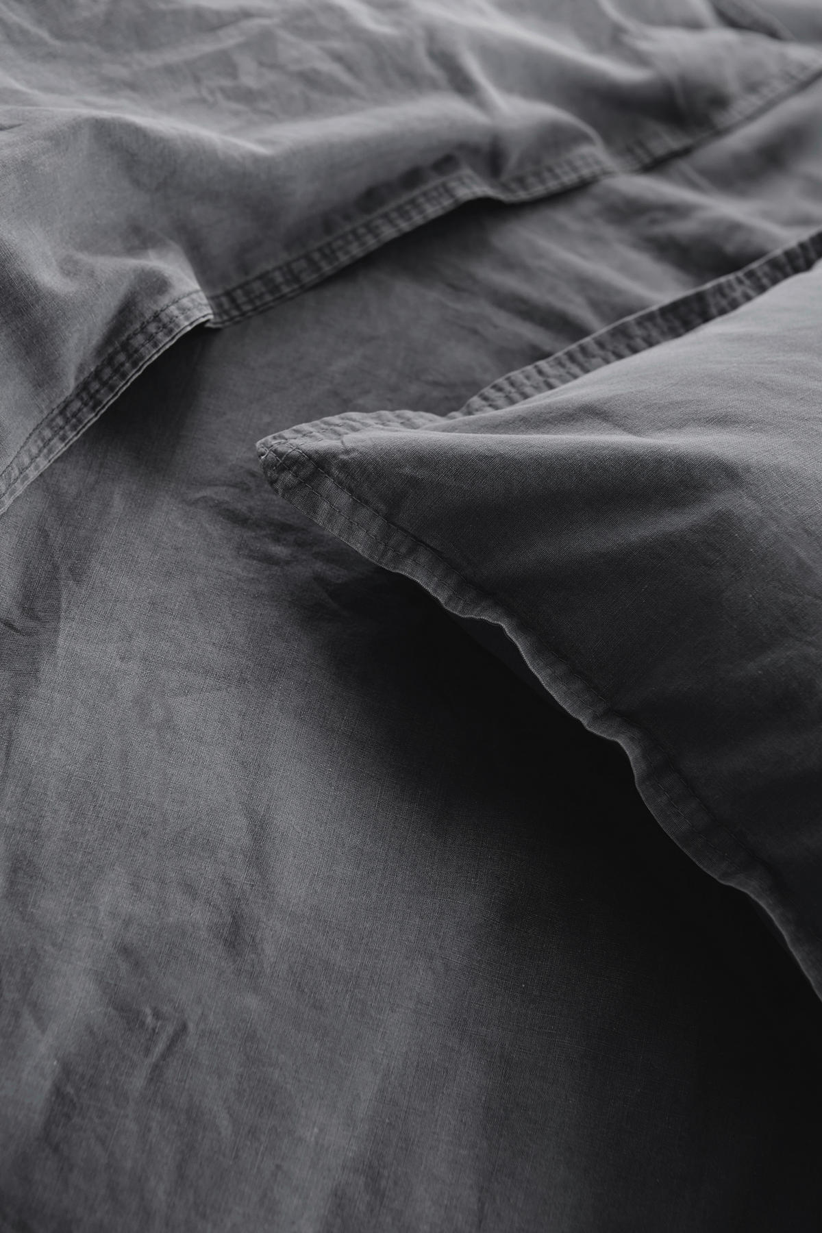 BETTWÄSCHE Renforcé 135/200 cm  - Anthrazit, Basics, Textil (135/200cm)
