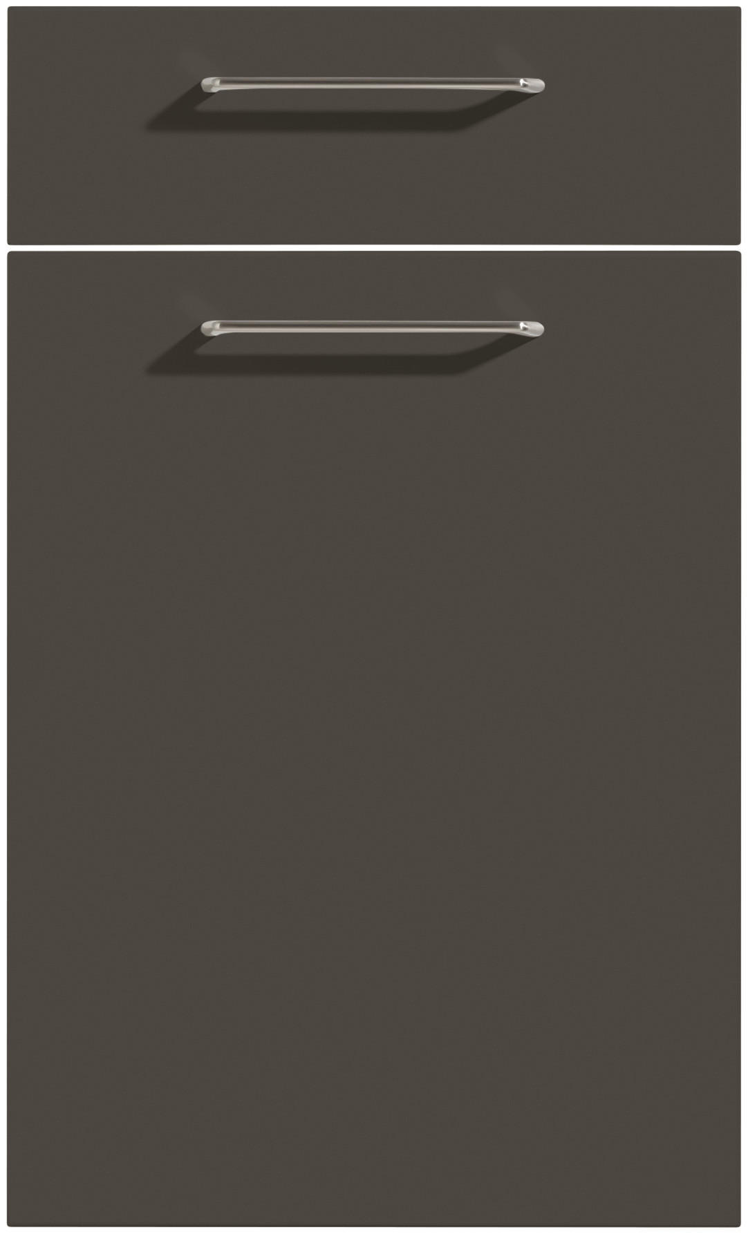 EINBAUKÜCHE NOVA LACK  - Schwarz, Design, Holzwerkstoff - Nolte Küchen