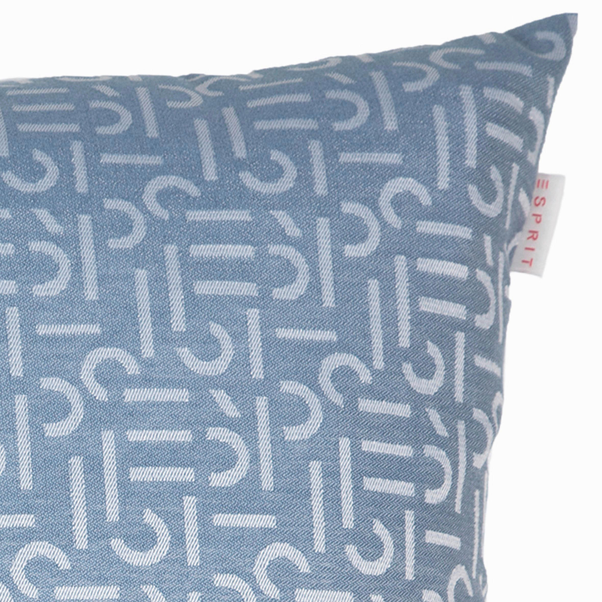 KISSENHÜLLE E-SCATTER 45X45 Scatter 45/45 cm  - Blau/Hellblau, KONVENTIONELL, Textil (45/45cm) - Esprit