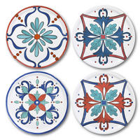 PIZZATELLER Porzellan 4-teilig MARGOT  - Rot/Weiß, Basics, Keramik (31cm) - Mäser