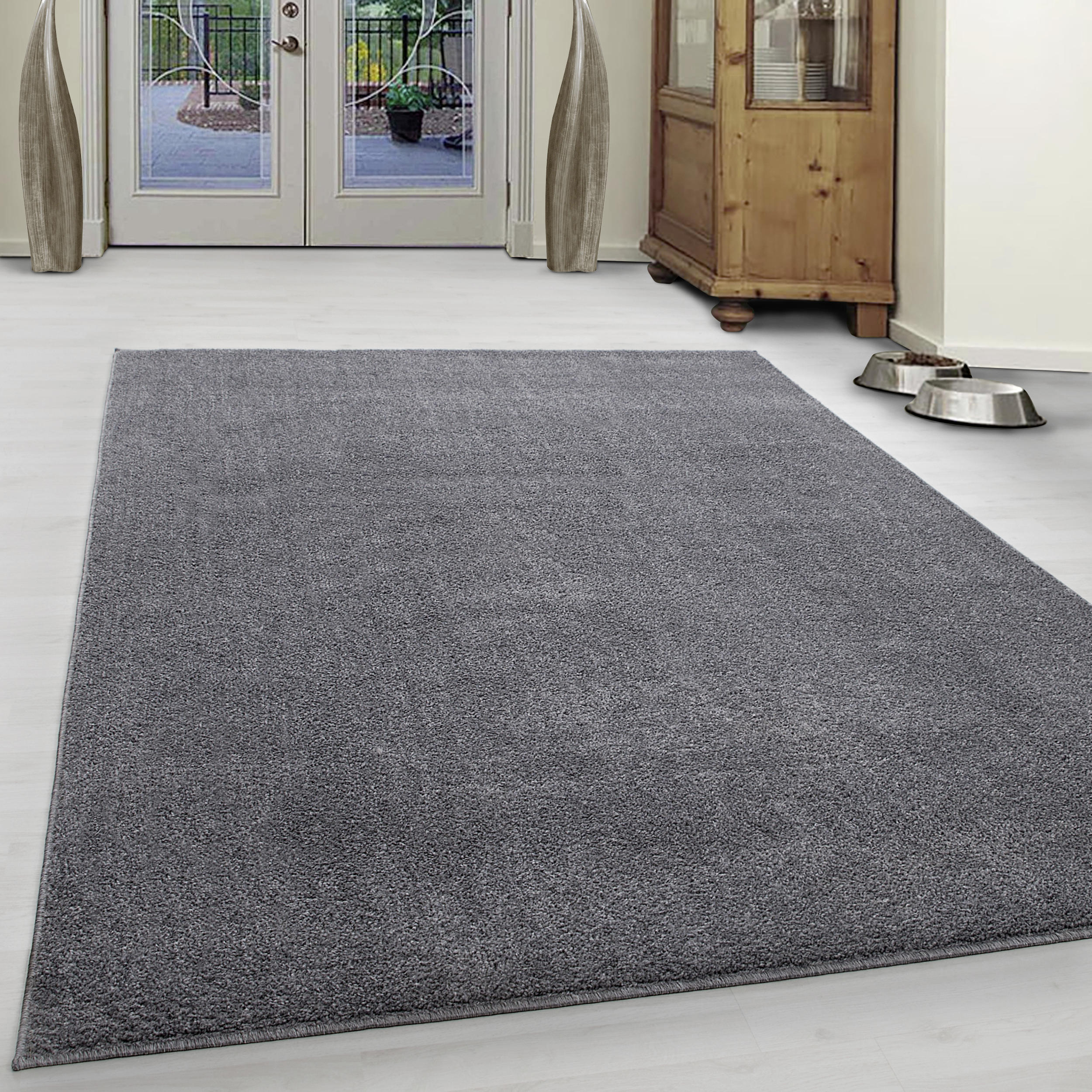 HOCHFLORTEPPICH 280/370 cm ATA 7000 Hellgrau  - Hellgrau, Design, Textil (280/370cm) - Novel