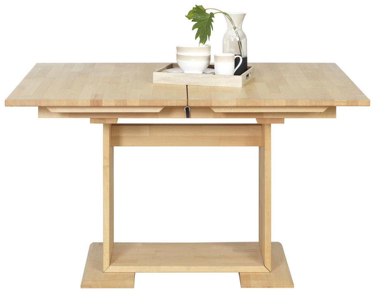 ESSTISCH in Holz 130-180/90/75 cm  - Buchefarben, Natur, Holz (130-180/90/75cm) - Cantus