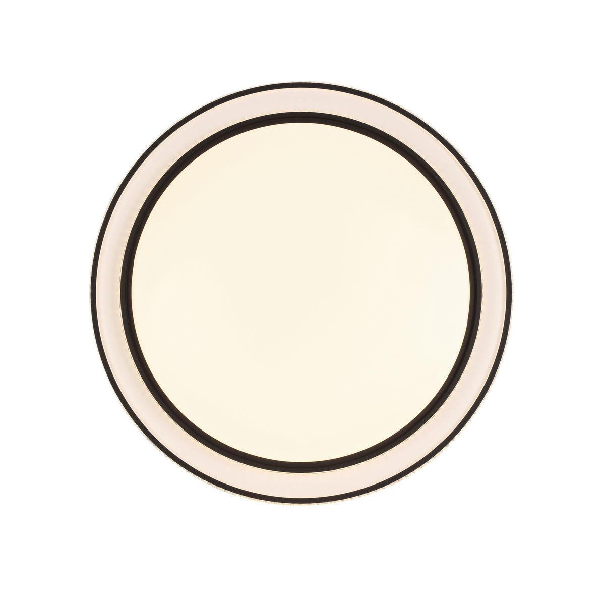 STROPNÉ LED SVIETIDLO, 41/9 cm  - čierna/biela, Basics, kov/plast (41/9cm) - Novel