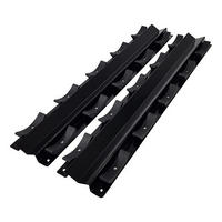 HANTELSTÄNDER Tunturi Pro Ablageplatte für Kurzhantelregal  - Schwarz, KONVENTIONELL, Kunststoff/Metall (120/22/5cm)